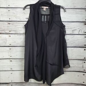 Love 21 Medium Black Sheer Top